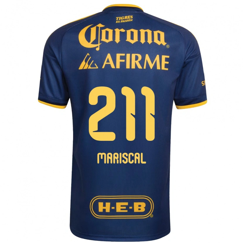 Danxen Niño Camiseta Kevin Mariscal #211 Azul Real Amarillo 2ª Equipación 2026/27 La Camisa