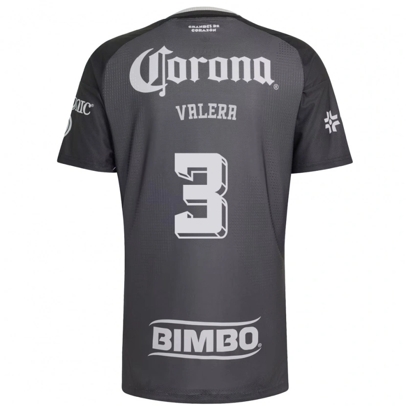 Danxen Niño Camiseta Selene Valera #3 Gris Blanco Negro 2ª Equipación 2026/27 La Camisa