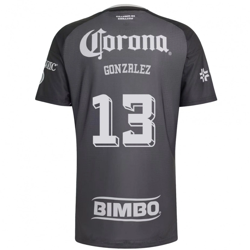 Danxen Niño Camiseta Eva Gonzalez #13 Gris Blanco Negro 2ª Equipación 2026/27 La Camisa