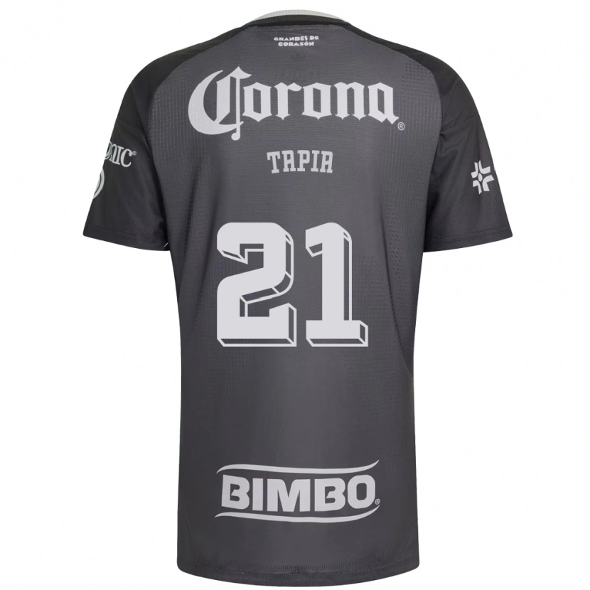 Danxen Niño Camiseta Fernando Tapia #21 Gris Blanco Negro 2ª Equipación 2026/27 La Camisa