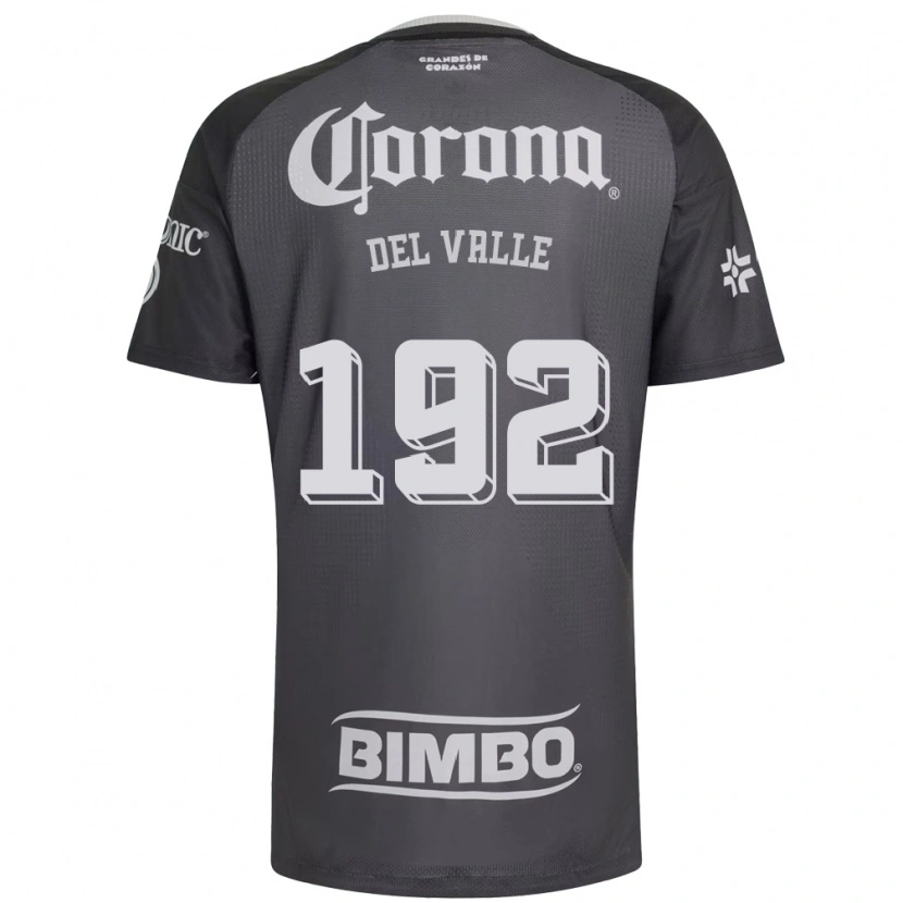 Danxen Niño Camiseta Yonathan Del Valle #192 Gris Blanco Negro 2ª Equipación 2026/27 La Camisa