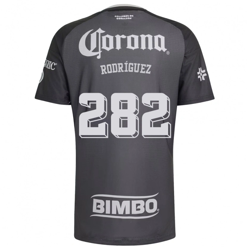 Danxen Niño Camiseta Francisco Rodríguez #282 Gris Blanco Negro 2ª Equipación 2026/27 La Camisa