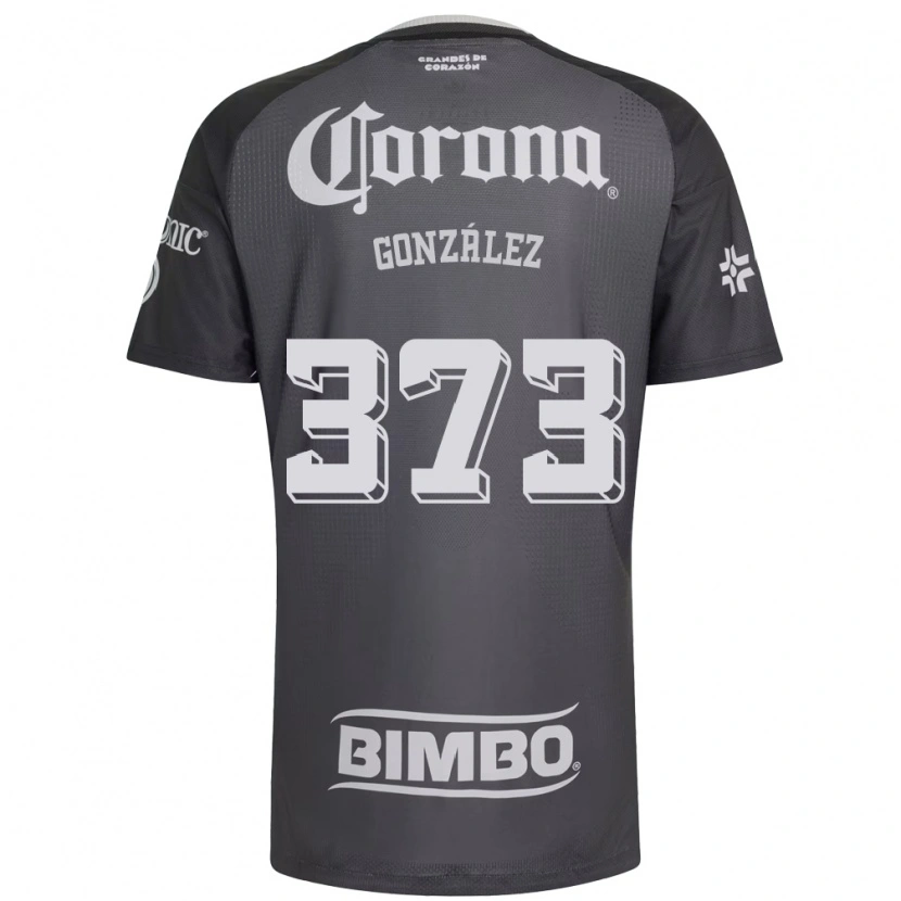 Danxen Niño Camiseta Jayden González #373 Gris Blanco Negro 2ª Equipación 2026/27 La Camisa
