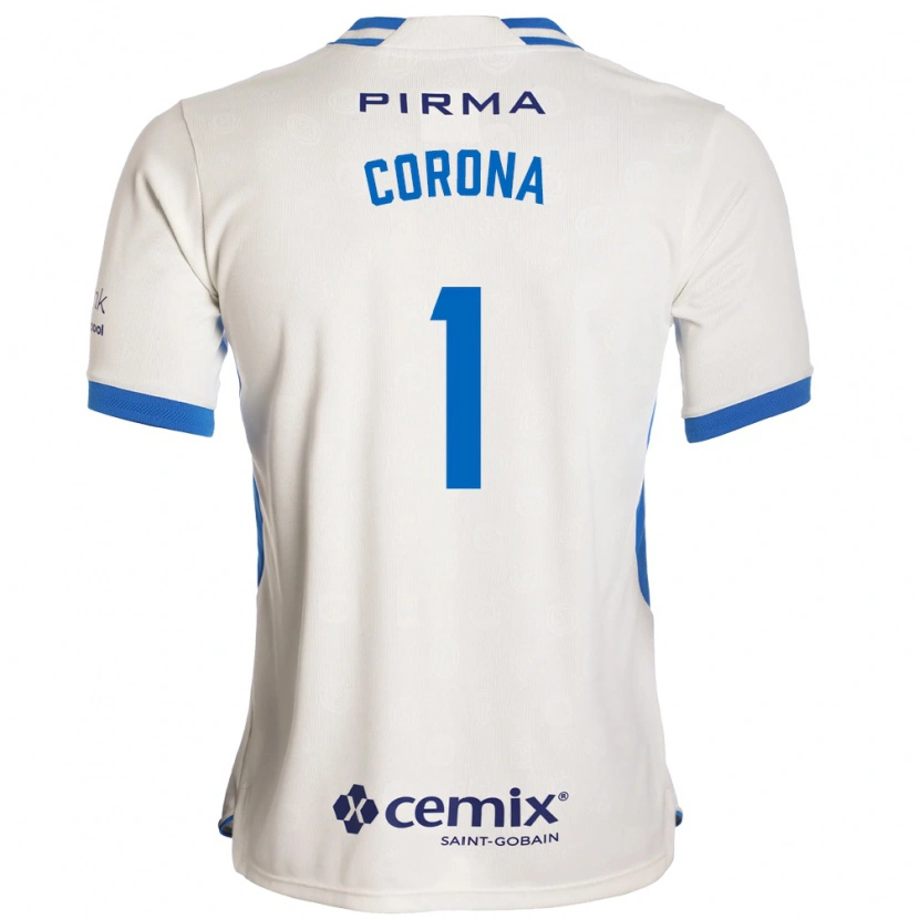 Danxen Niño Camiseta Jose De Jesus Corona #1 Blanco Azul Rojo 2ª Equipación 2026/27 La Camisa