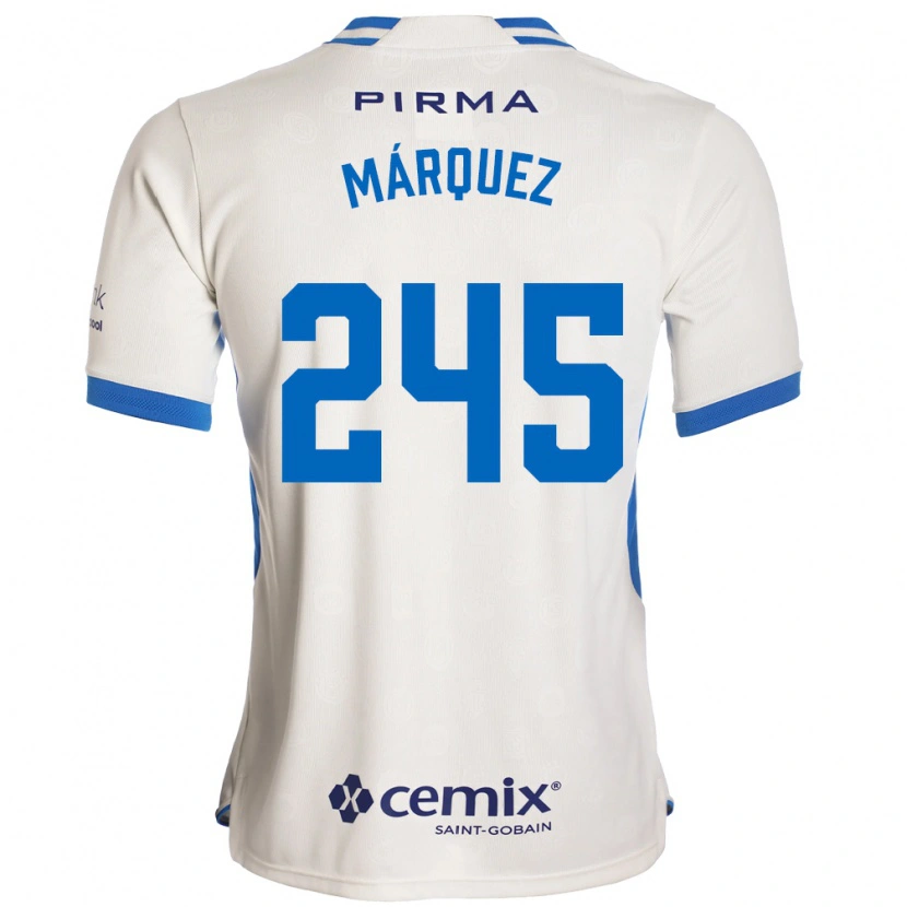 Danxen Niño Camiseta Víctor Márquez #245 Blanco Azul Rojo 2ª Equipación 2026/27 La Camisa