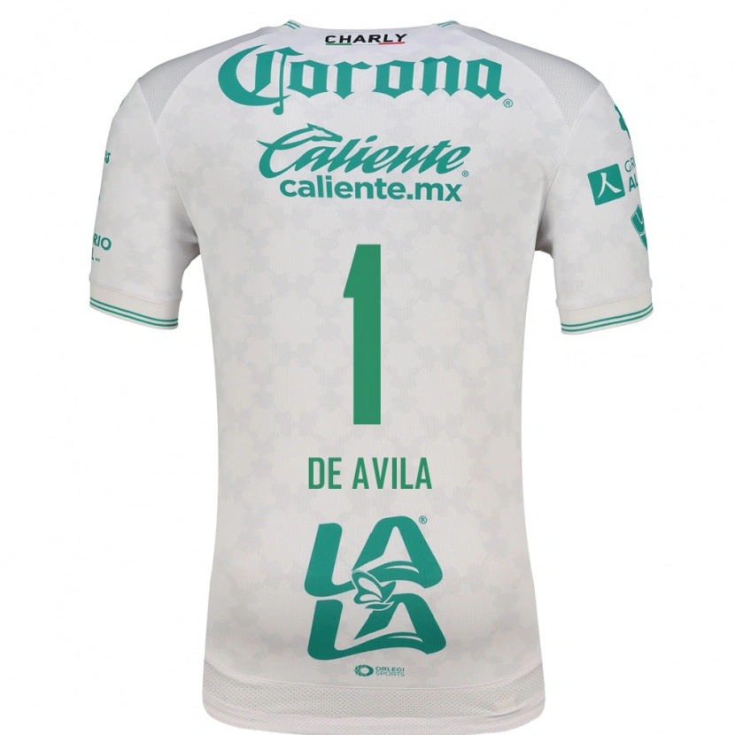 Danxen Niño Camiseta Hannia De Avila #1 Verde Claro Blanco 2ª Equipación 2026/27 La Camisa