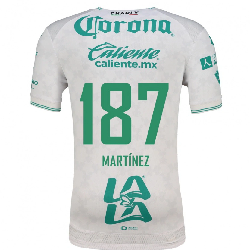 Danxen Niño Camiseta Thiago Martínez #187 Verde Claro Blanco 2ª Equipación 2026/27 La Camisa