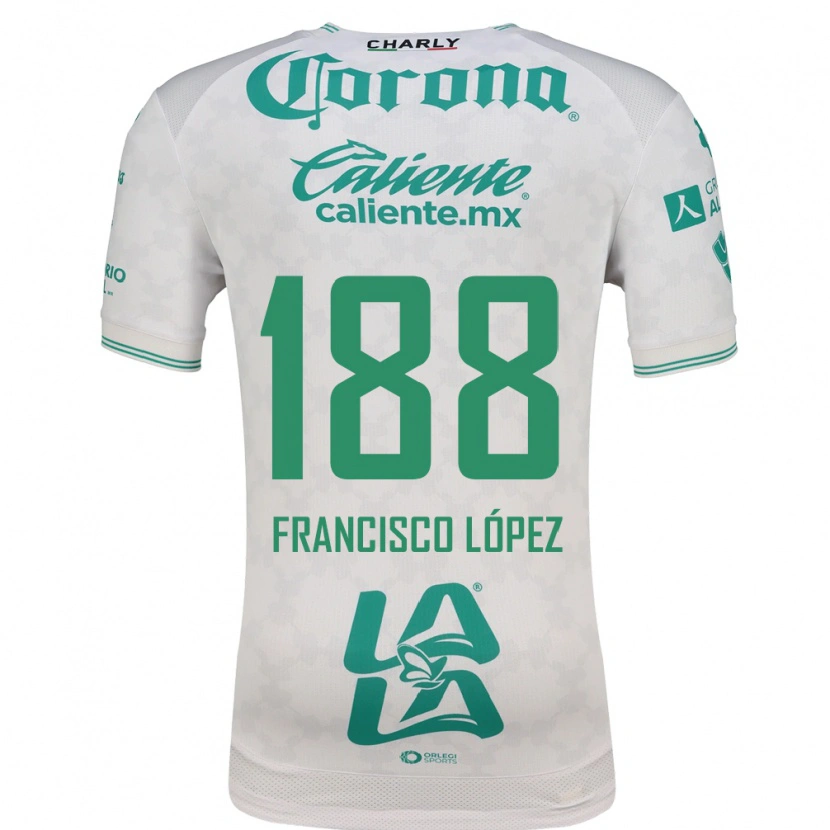 Danxen Niño Camiseta Magnus Francisco López #188 Verde Claro Blanco 2ª Equipación 2026/27 La Camisa