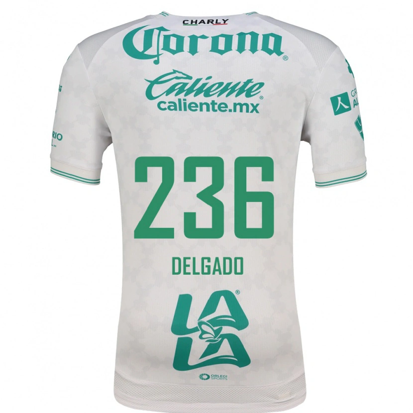 Danxen Niño Camiseta Ansel Delgado #236 Verde Claro Blanco 2ª Equipación 2026/27 La Camisa