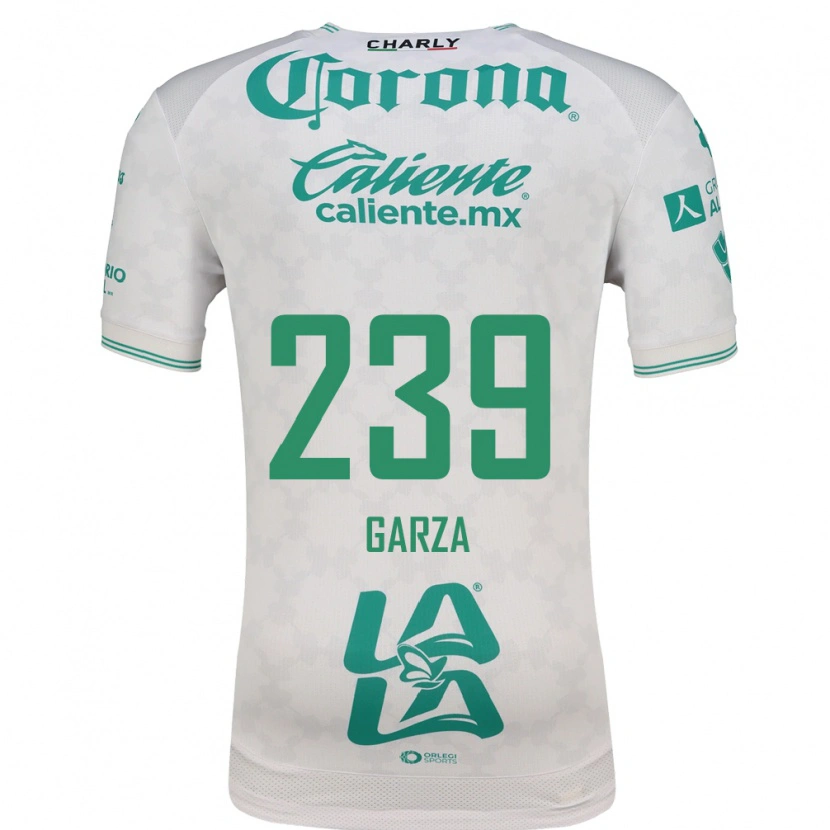 Danxen Niño Camiseta Esteban Garza #239 Verde Claro Blanco 2ª Equipación 2026/27 La Camisa