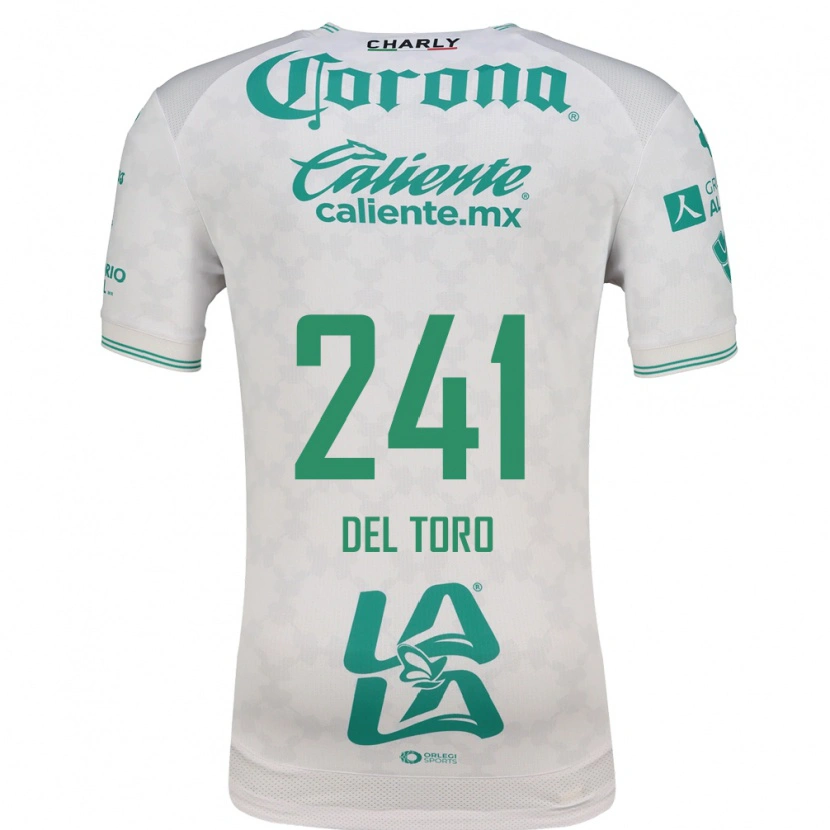 Danxen Niño Camiseta Pavel Del Toro #241 Verde Claro Blanco 2ª Equipación 2026/27 La Camisa