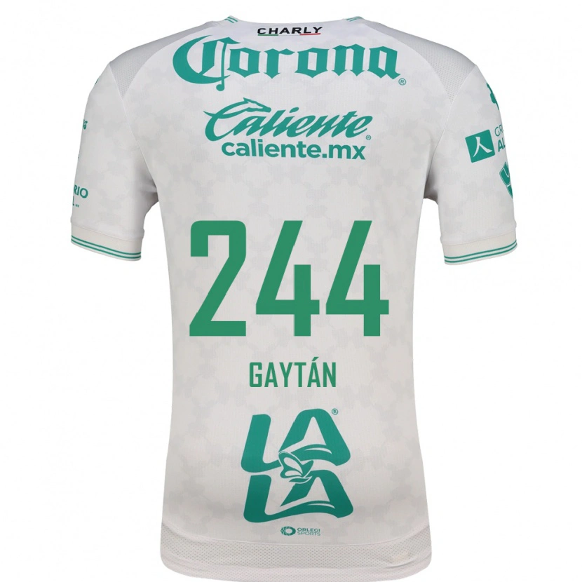 Danxen Niño Camiseta Axel Gaytán #244 Verde Claro Blanco 2ª Equipación 2026/27 La Camisa