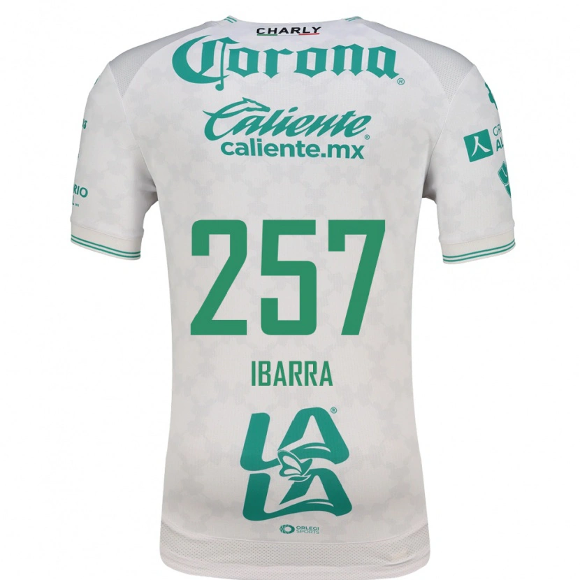 Danxen Niño Camiseta Ángel Ibarra #257 Verde Claro Blanco 2ª Equipación 2026/27 La Camisa