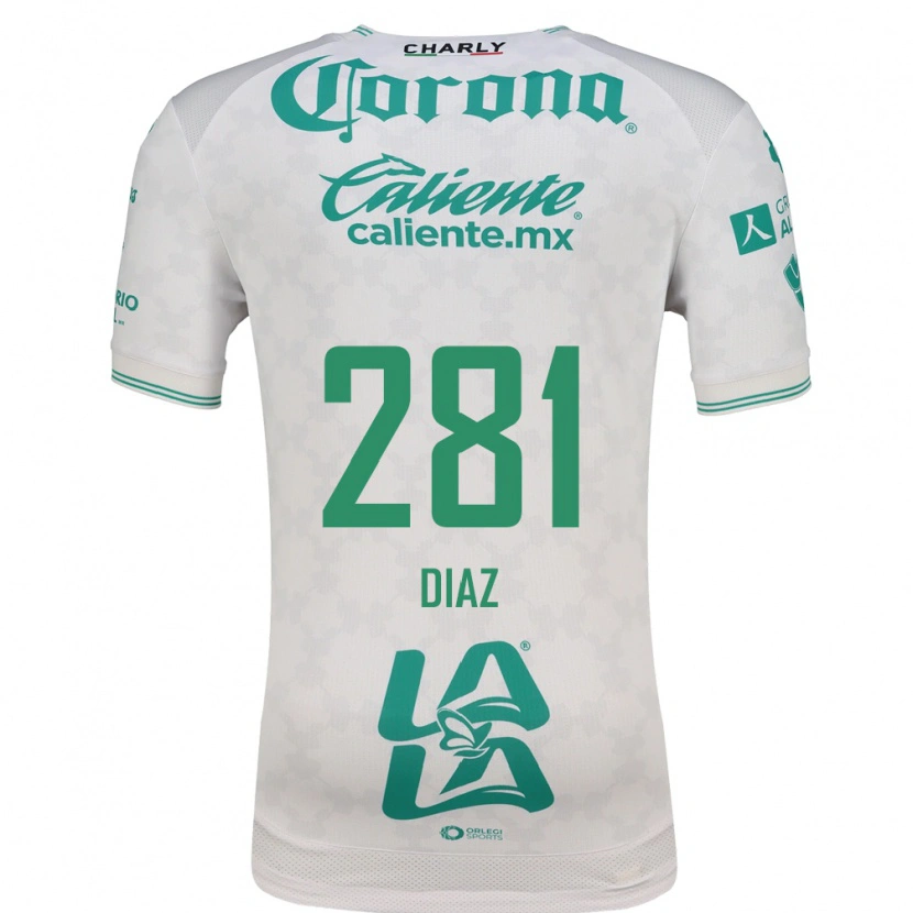 Danxen Niño Camiseta Didier Díaz #281 Verde Claro Blanco 2ª Equipación 2026/27 La Camisa
