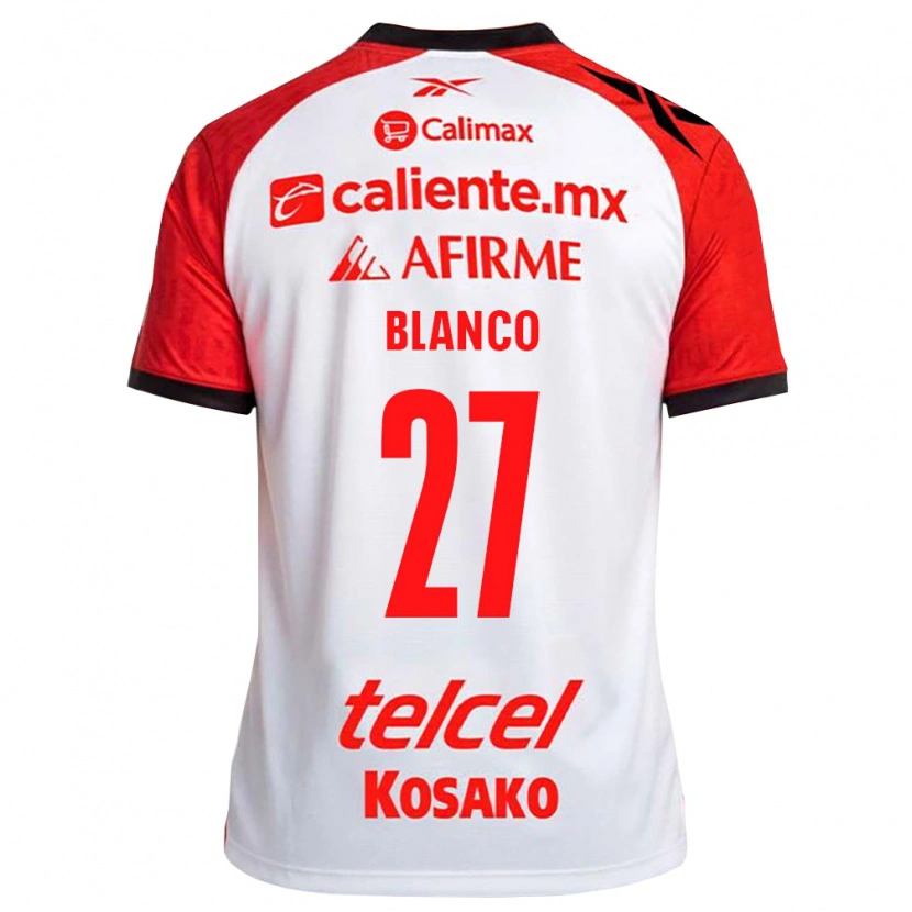 Danxen Niño Camiseta Domingo Blanco #27 Rojo Blanco Negro 2ª Equipación 2026/27 La Camisa