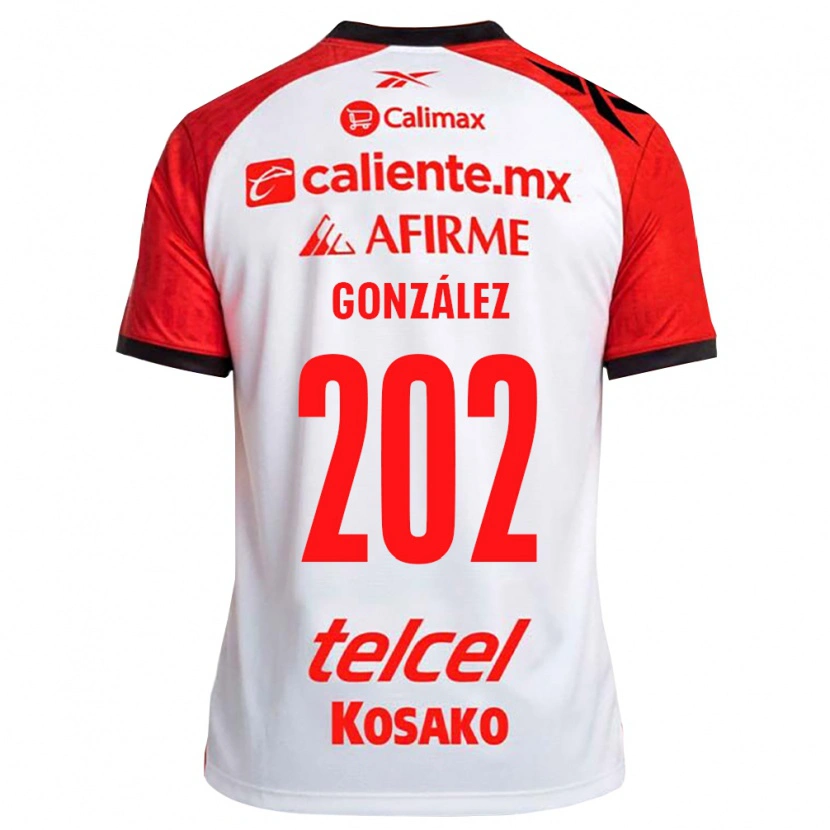 Danxen Niño Camiseta Joban González #202 Rojo Blanco Negro 2ª Equipación 2026/27 La Camisa