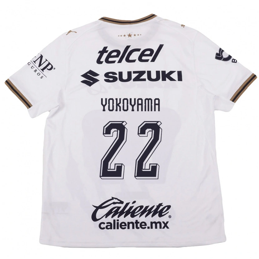Danxen Niño Camiseta Akemi Yokoyama #22 Blanco Negro Marrón 2ª Equipación 2026/27 La Camisa