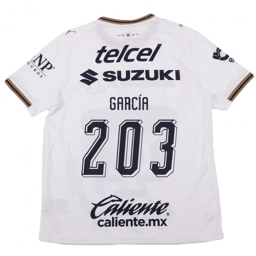 Danxen Niño Camiseta Stanley García #203 Blanco Negro Marrón 2ª Equipación 2026/27 La Camisa