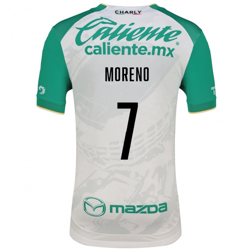 Danxen Niño Camiseta Iván Moreno #7 Verde Claro Blanco 2ª Equipación 2026/27 La Camisa