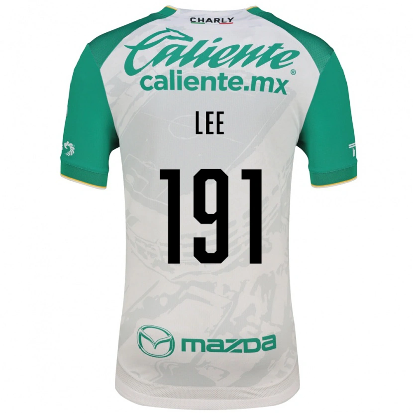 Danxen Niño Camiseta Luis Lee #191 Verde Claro Blanco 2ª Equipación 2026/27 La Camisa