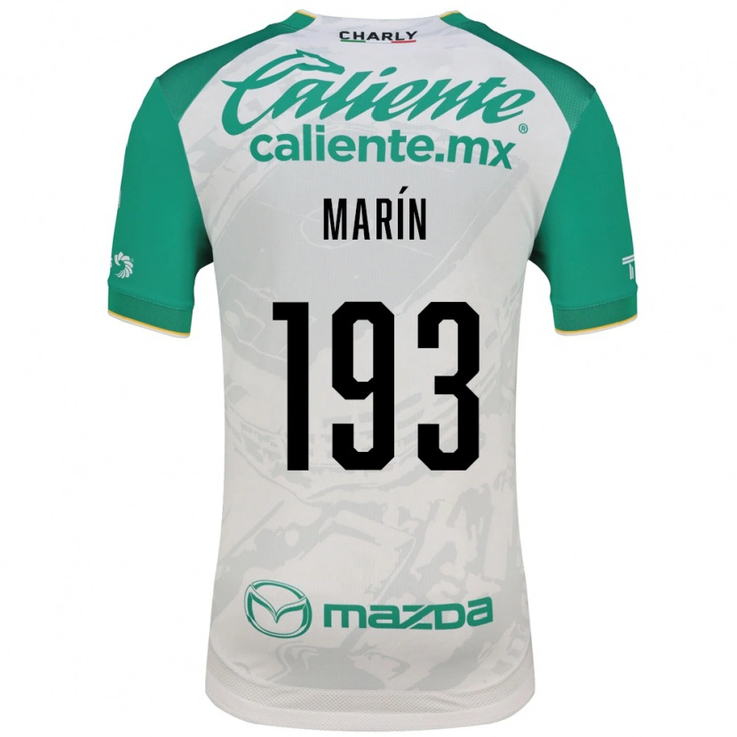 Danxen Niño Camiseta Duilio Marín #193 Verde Claro Blanco 2ª Equipación 2026/27 La Camisa