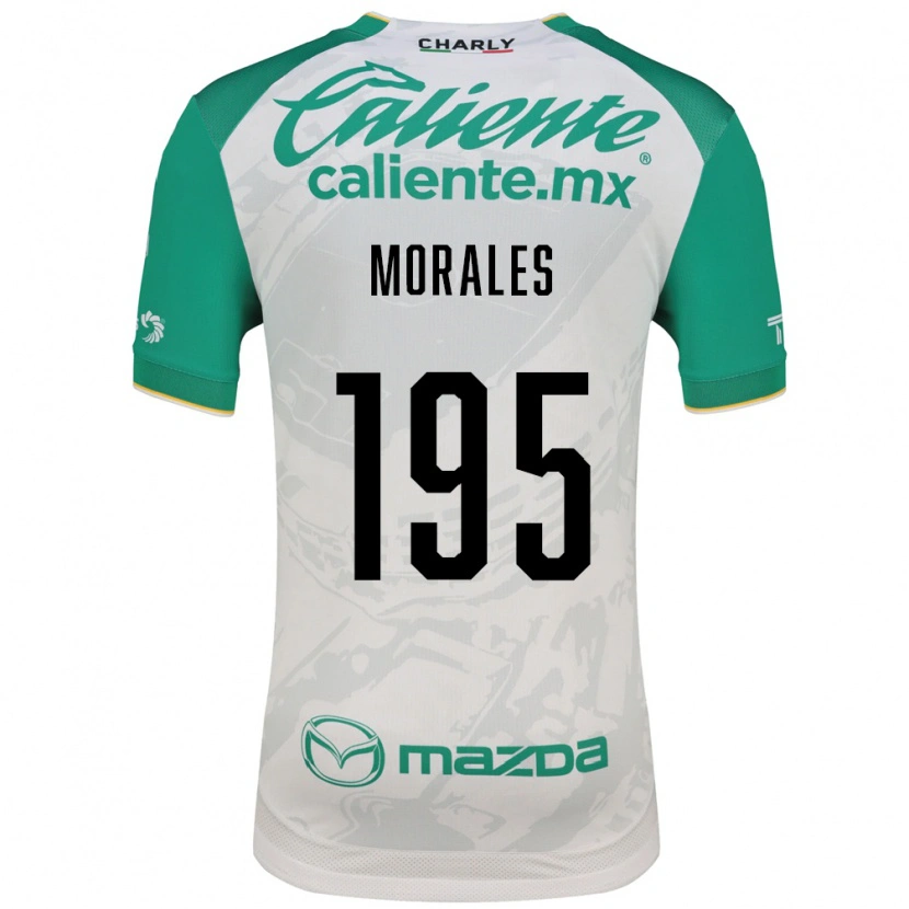 Danxen Niño Camiseta Daniel Morales #195 Verde Claro Blanco 2ª Equipación 2026/27 La Camisa