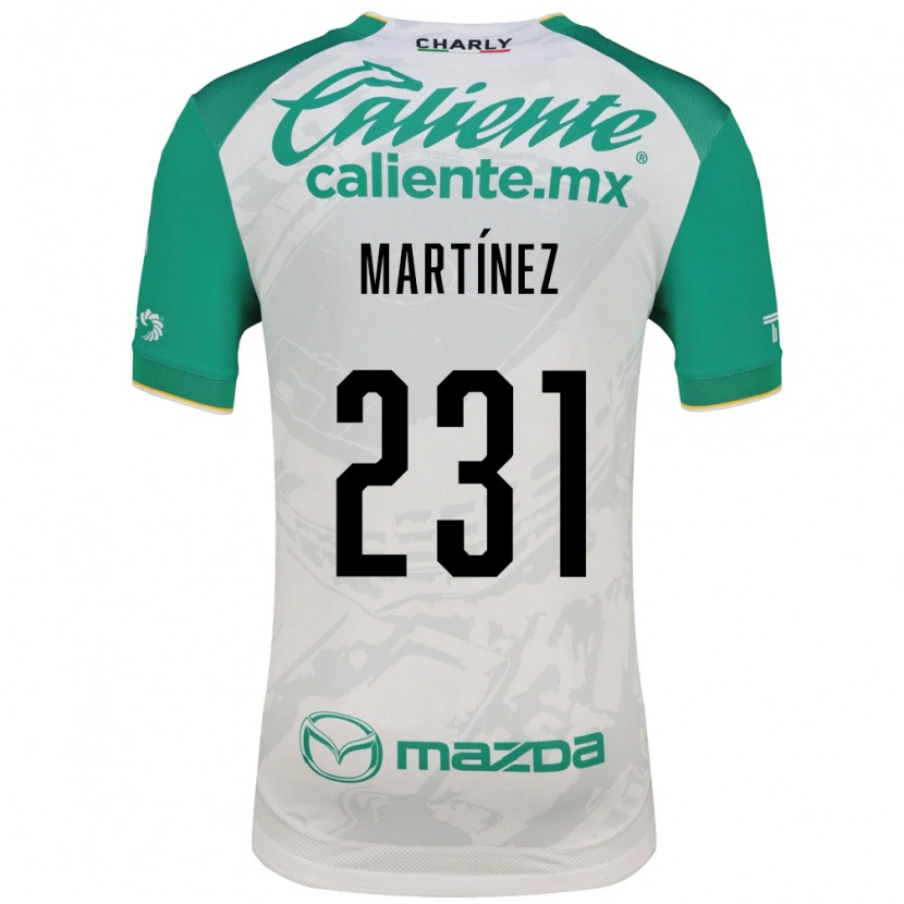 Danxen Niño Camiseta Franco Martínez #231 Verde Claro Blanco 2ª Equipación 2026/27 La Camisa