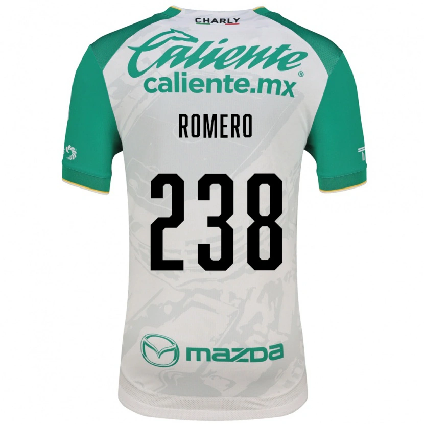 Danxen Niño Camiseta Paulo Romero #238 Verde Claro Blanco 2ª Equipación 2026/27 La Camisa