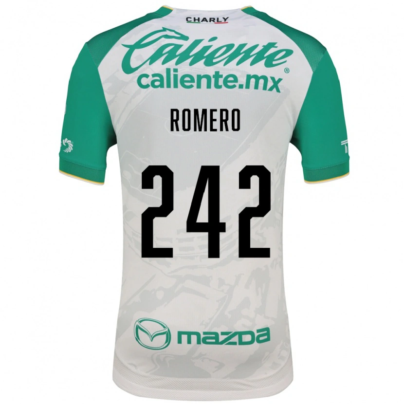 Danxen Niño Camiseta Alan Romero #242 Verde Claro Blanco 2ª Equipación 2026/27 La Camisa