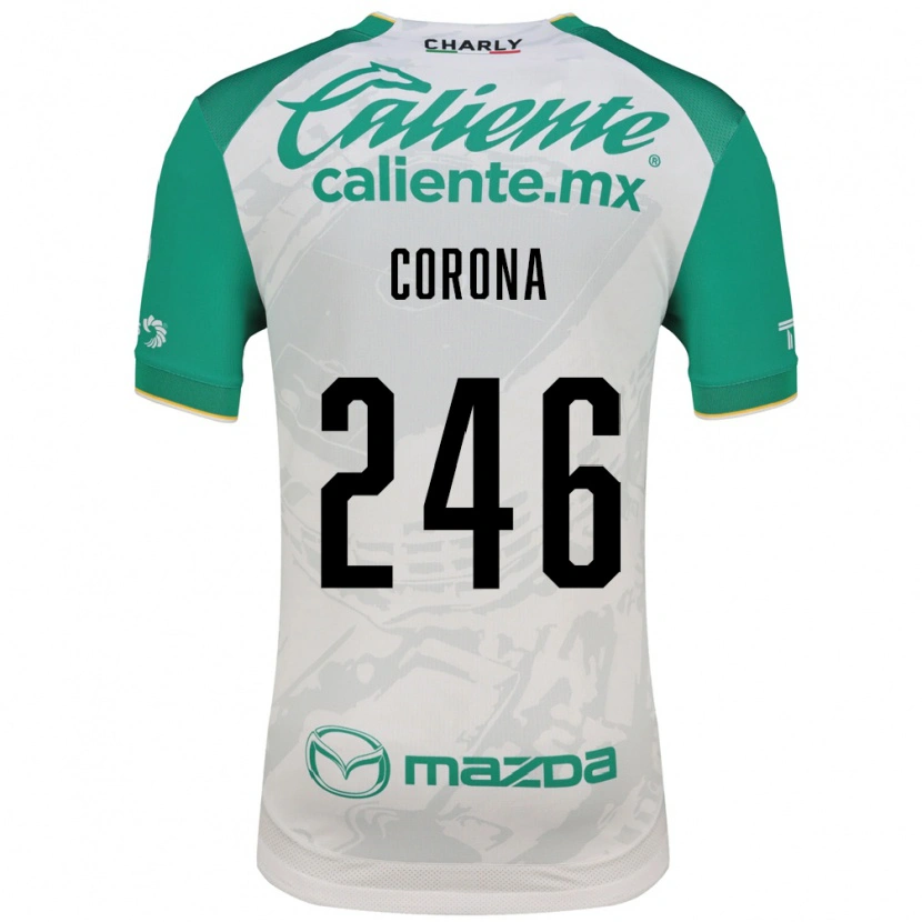 Danxen Niño Camiseta Michael Corona #246 Verde Claro Blanco 2ª Equipación 2026/27 La Camisa