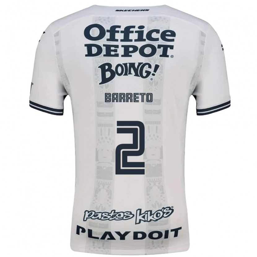 Danxen Niño Camiseta Sergio Barreto #2 Rojo Blanco Negro 2ª Equipación 2026/27 La Camisa