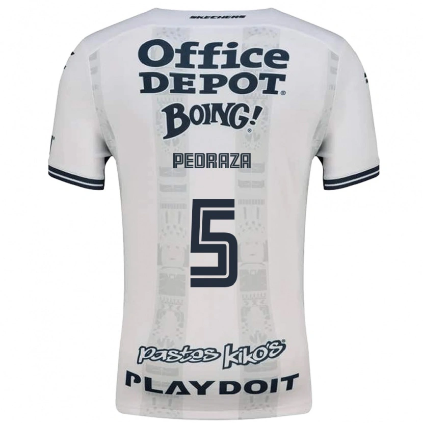 Danxen Niño Camiseta Pedro Pedraza #5 Rojo Blanco Negro 2ª Equipación 2026/27 La Camisa