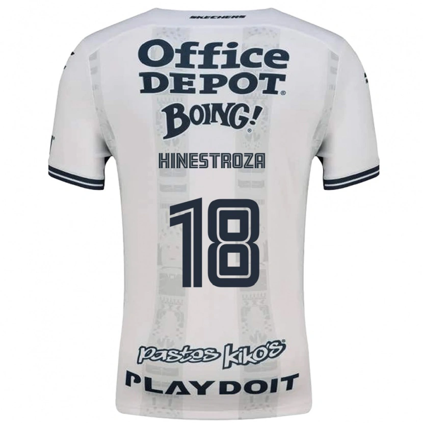 Danxen Niño Camiseta Marino Hinestroza #18 Rojo Blanco Negro 2ª Equipación 2026/27 La Camisa