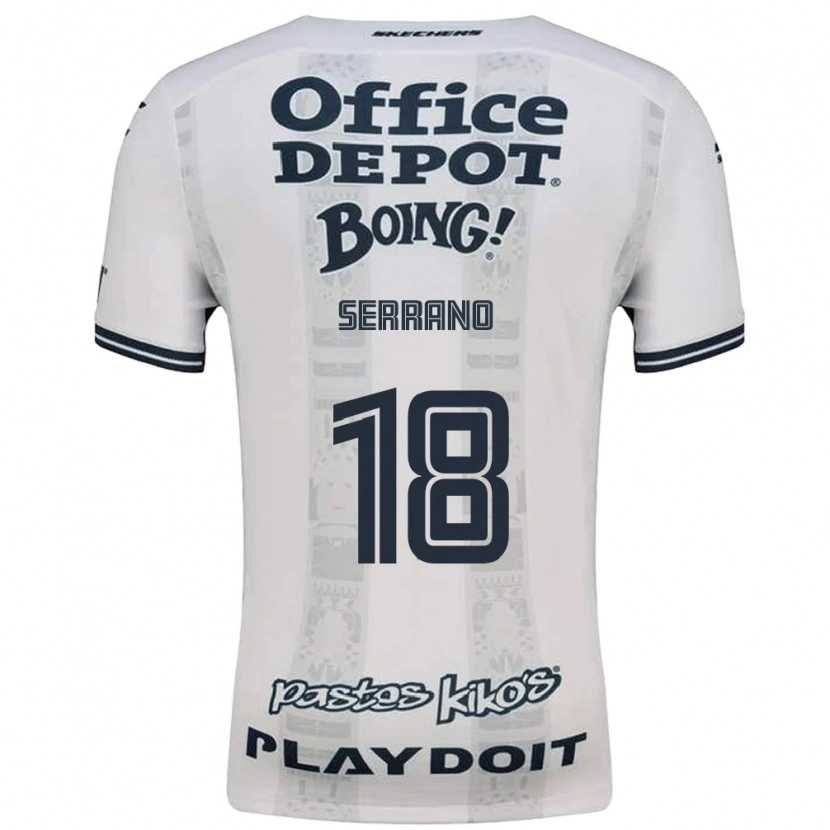 Danxen Niño Camiseta Blanky Serrano #18 Rojo Blanco Negro 2ª Equipación 2026/27 La Camisa