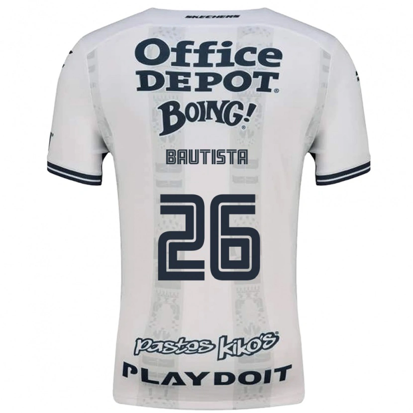 Danxen Niño Camiseta Alán Bautista #26 Rojo Blanco Negro 2ª Equipación 2026/27 La Camisa