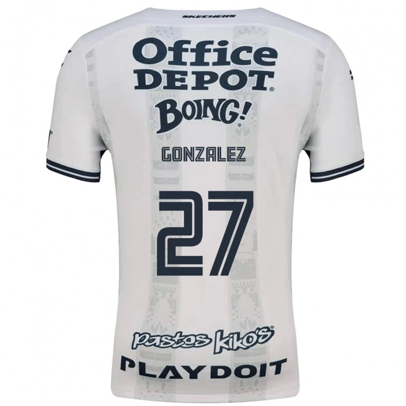 Danxen Niño Camiseta Owen González #27 Rojo Blanco Negro 2ª Equipación 2026/27 La Camisa