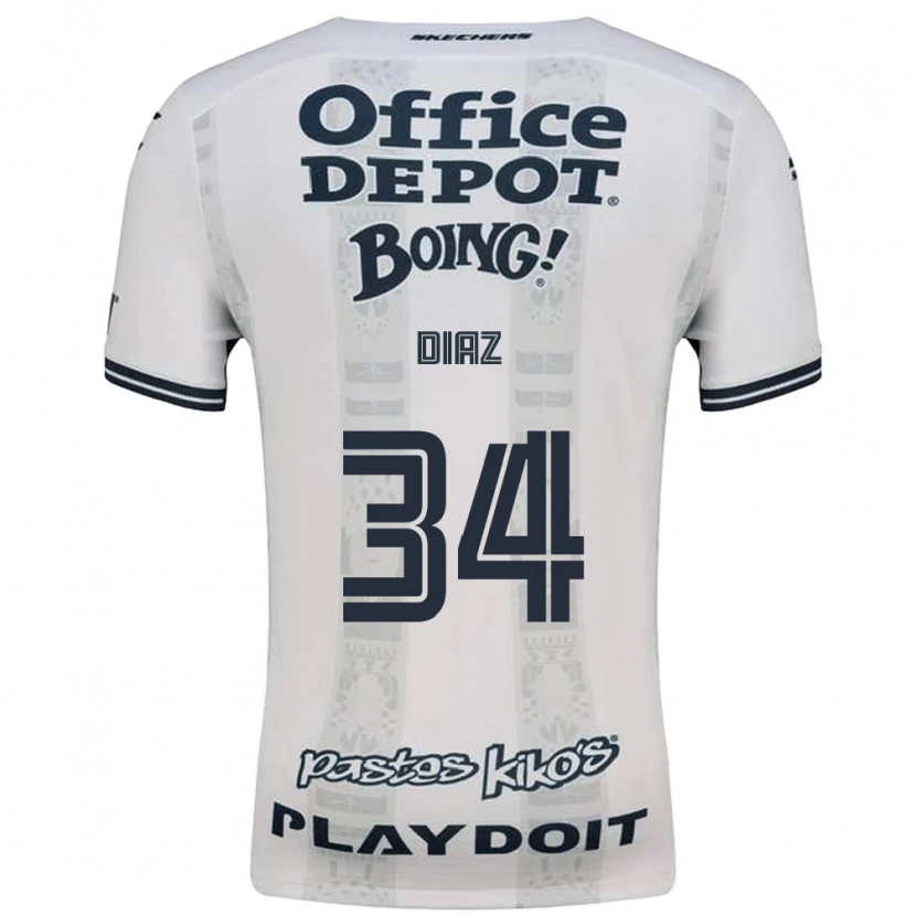 Danxen Niño Camiseta Karen Díaz #34 Rojo Blanco Negro 2ª Equipación 2026/27 La Camisa