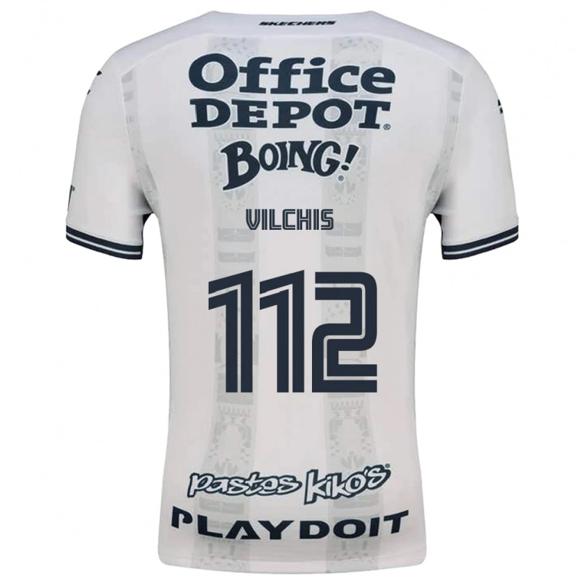 Danxen Niño Camiseta Leonardo Vílchis #112 Rojo Blanco Negro 2ª Equipación 2026/27 La Camisa