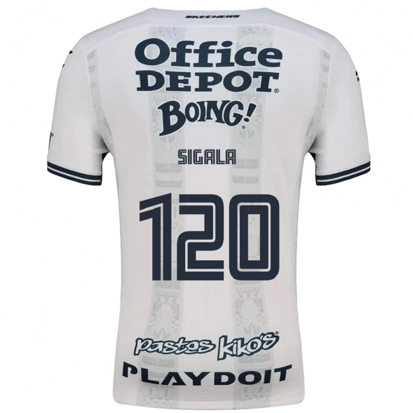 Danxen Niño Camiseta Juan Sigala #120 Rojo Blanco Negro 2ª Equipación 2026/27 La Camisa
