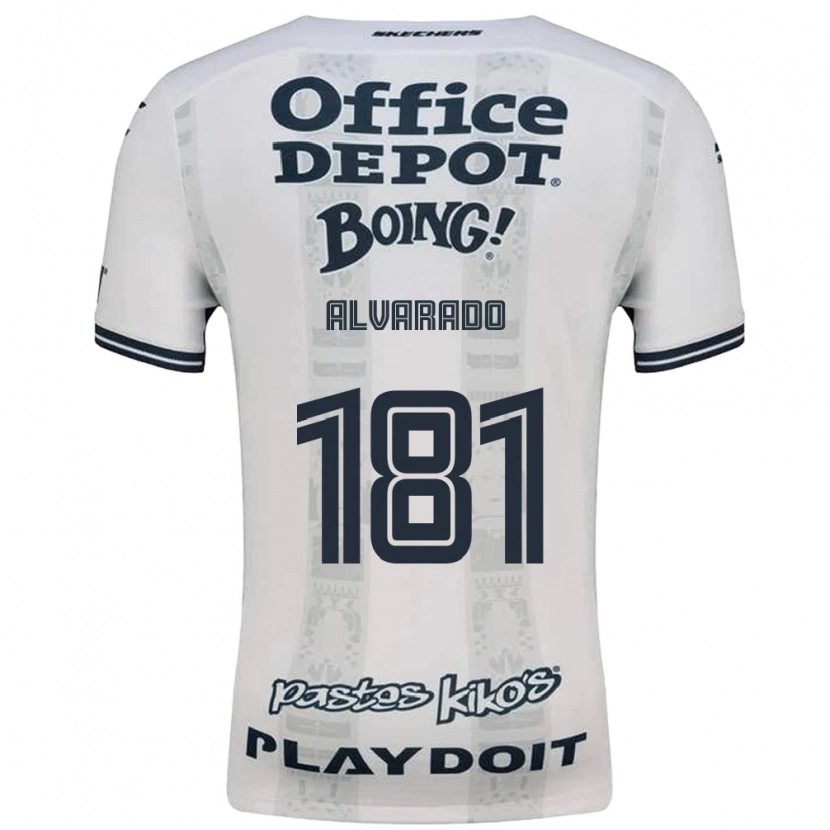 Danxen Niño Camiseta Brandón Alvarado #181 Rojo Blanco Negro 2ª Equipación 2026/27 La Camisa