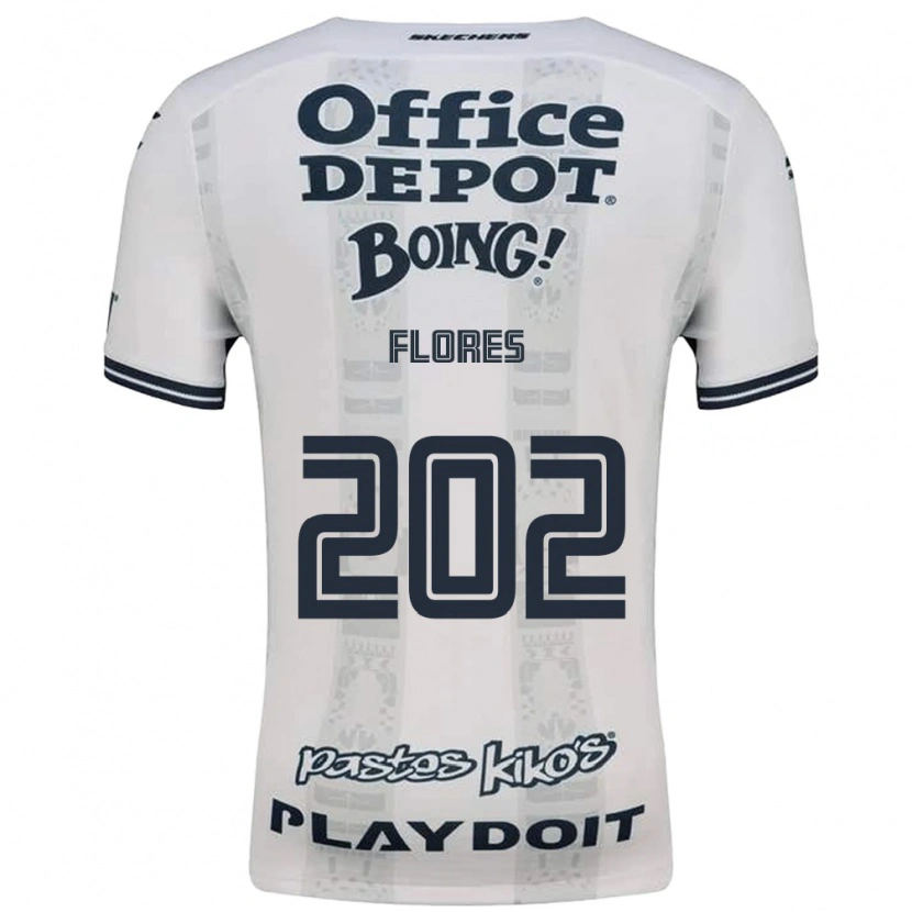 Danxen Niño Camiseta Luis Flores #202 Rojo Blanco Negro 2ª Equipación 2026/27 La Camisa