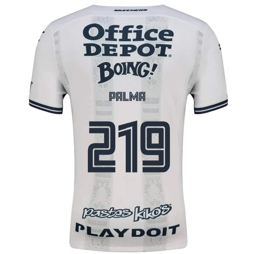 Danxen Niño Camiseta Pablo Palma #219 Rojo Blanco Negro 2ª Equipación 2026/27 La Camisa