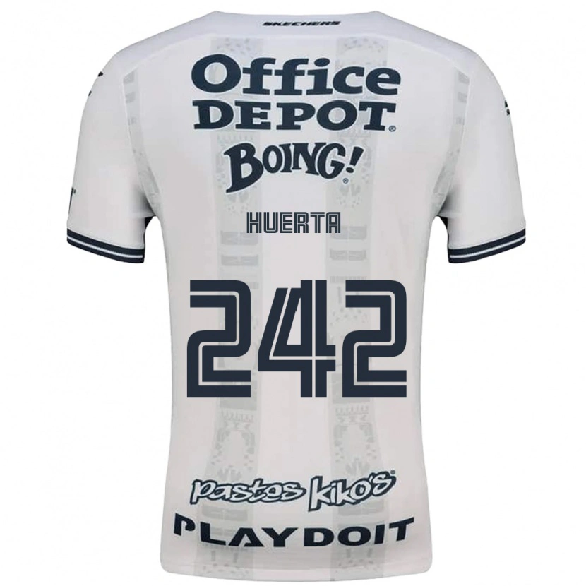 Danxen Niño Camiseta Héctor Huerta #242 Rojo Blanco Negro 2ª Equipación 2026/27 La Camisa
