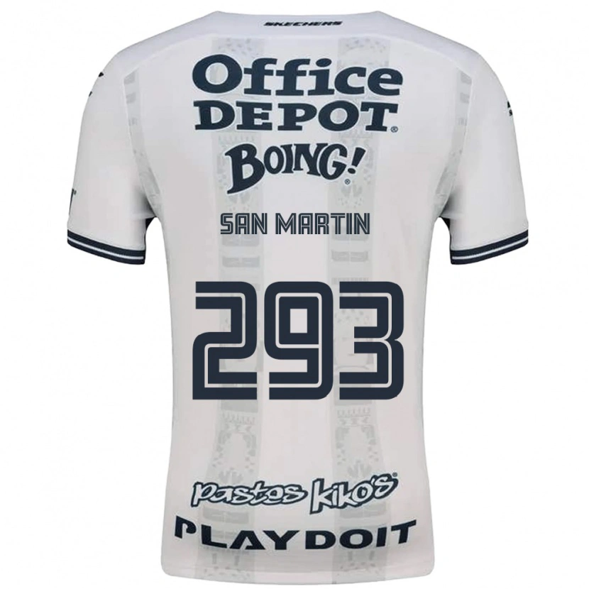 Danxen Niño Camiseta Uziel San Martín #293 Rojo Blanco Negro 2ª Equipación 2026/27 La Camisa