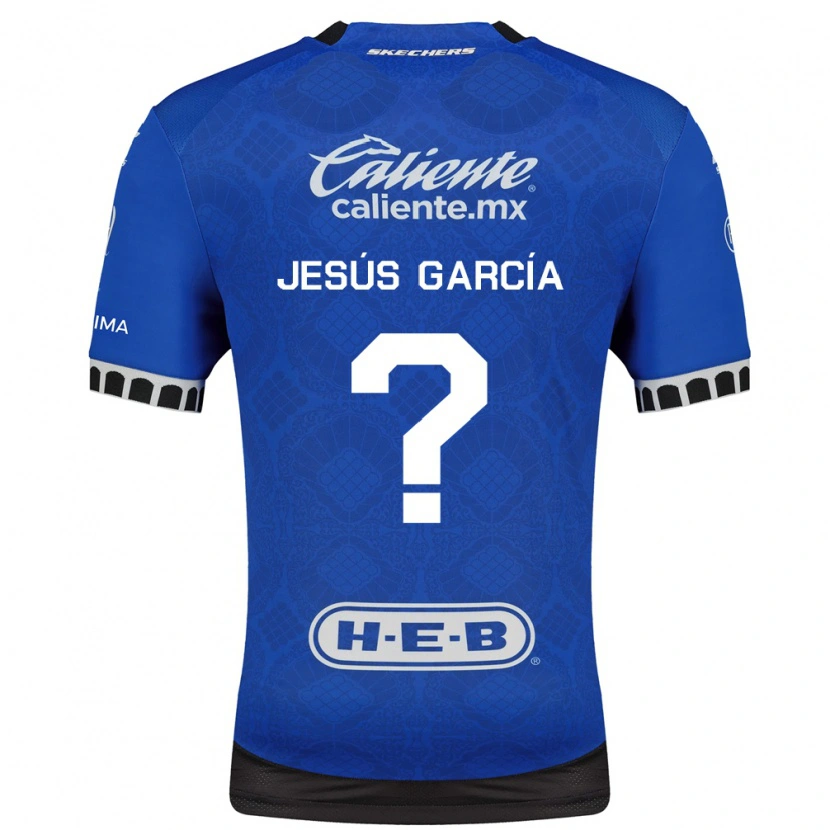Danxen Niño Camiseta Jesús García #0 Azul Real Blanco Negro 2ª Equipación 2026/27 La Camisa