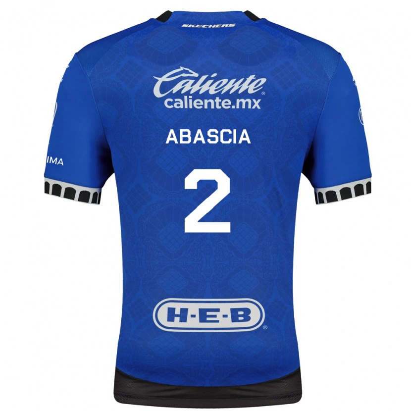 Danxen Niño Camiseta Lucas Abascia #2 Azul Real Blanco Negro 2ª Equipación 2026/27 La Camisa