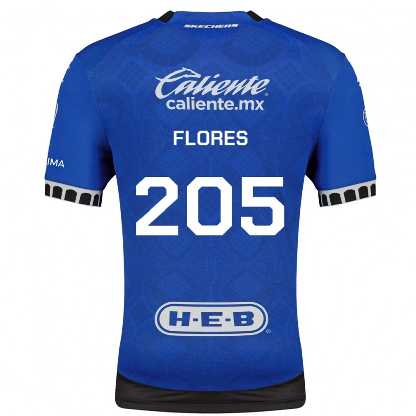 Danxen Niño Camiseta Rolando Flores #205 Azul Real Blanco Negro 2ª Equipación 2026/27 La Camisa