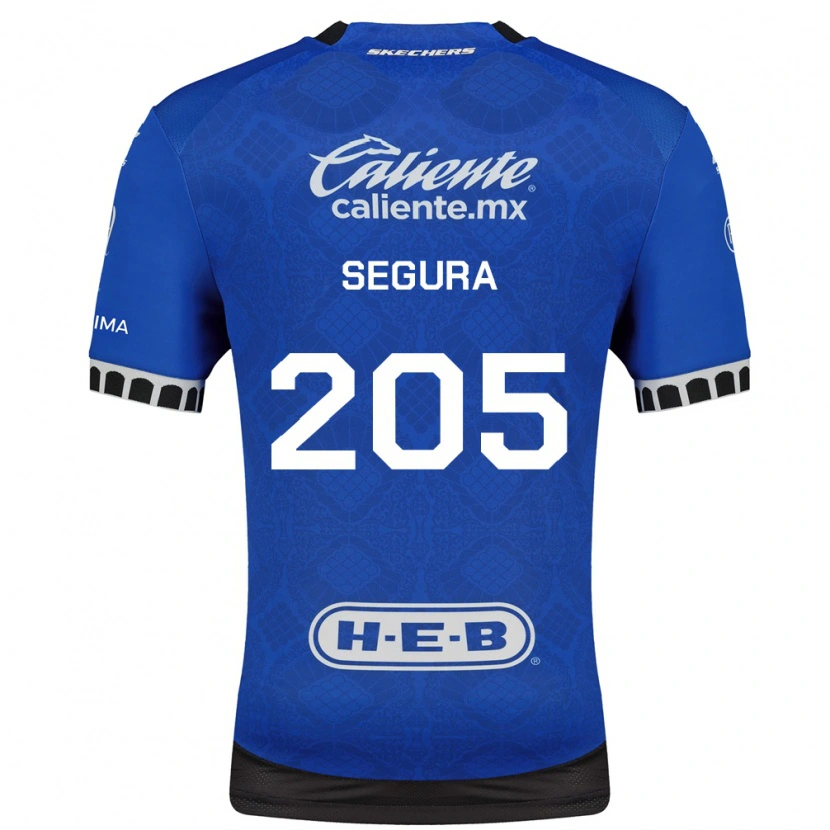 Danxen Niño Camiseta Mathías Segura #205 Azul Real Blanco Negro 2ª Equipación 2026/27 La Camisa
