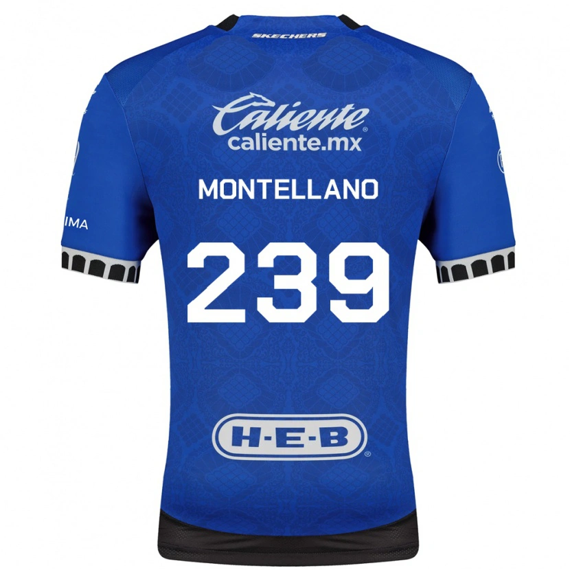 Danxen Niño Camiseta Miguel Montellano #239 Azul Real Blanco Negro 2ª Equipación 2026/27 La Camisa