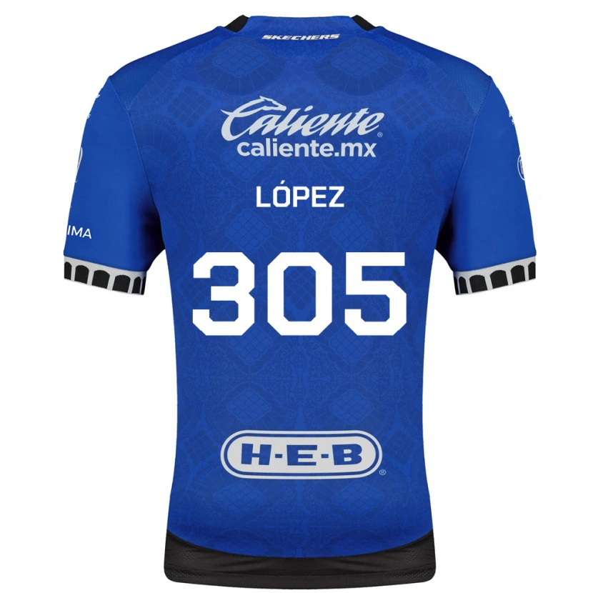 Danxen Niño Camiseta Noé López #305 Azul Real Blanco Negro 2ª Equipación 2026/27 La Camisa